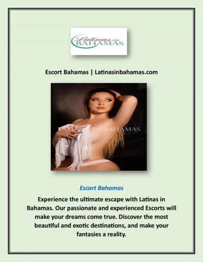 Escort Bahamas | Latinasinbahamas.com