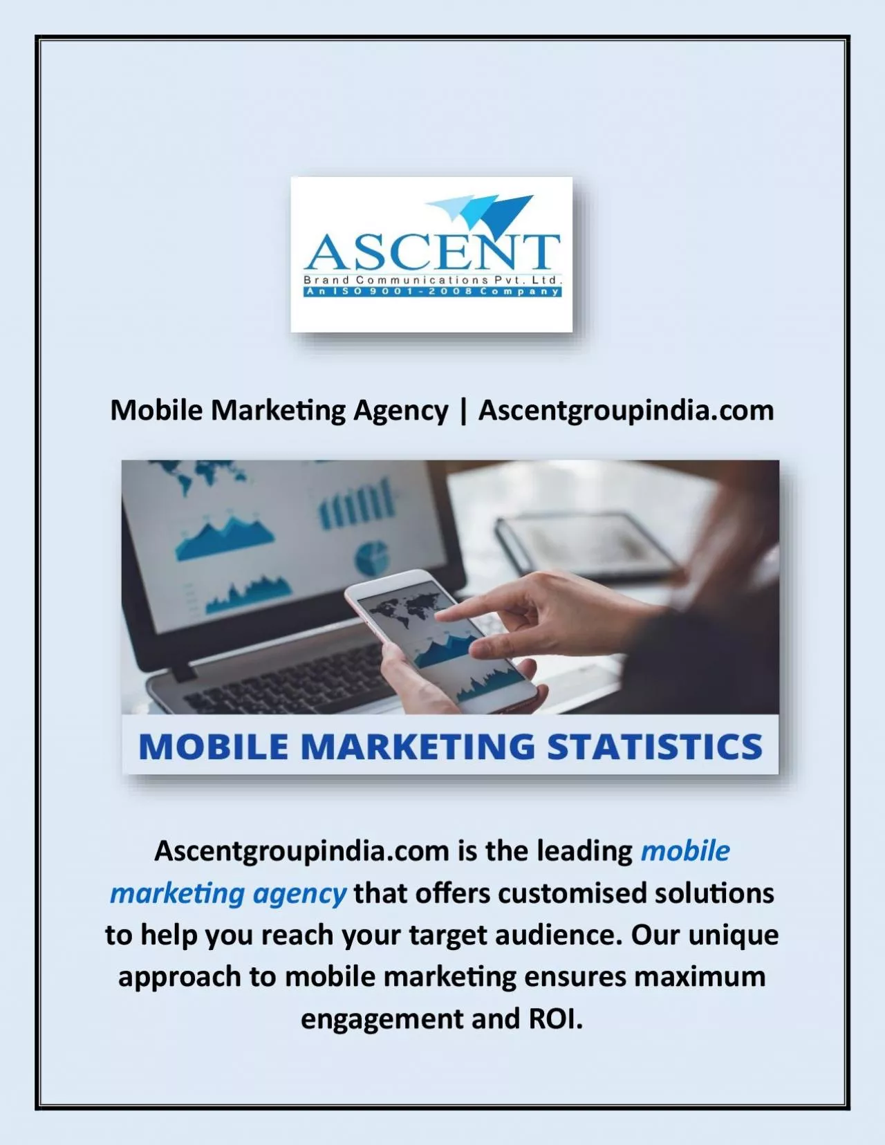 PDF-Mobile Marketing Agency | Ascentgroupindia.com