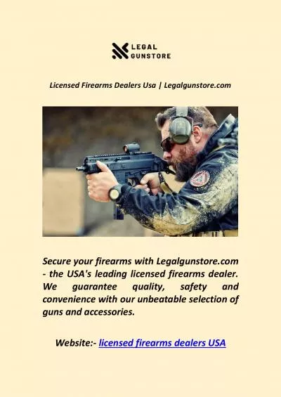 Licensed Firearms Dealers Usa | Legalgunstore.com