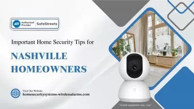 Important Home Security Tips for Nashville Homeowners