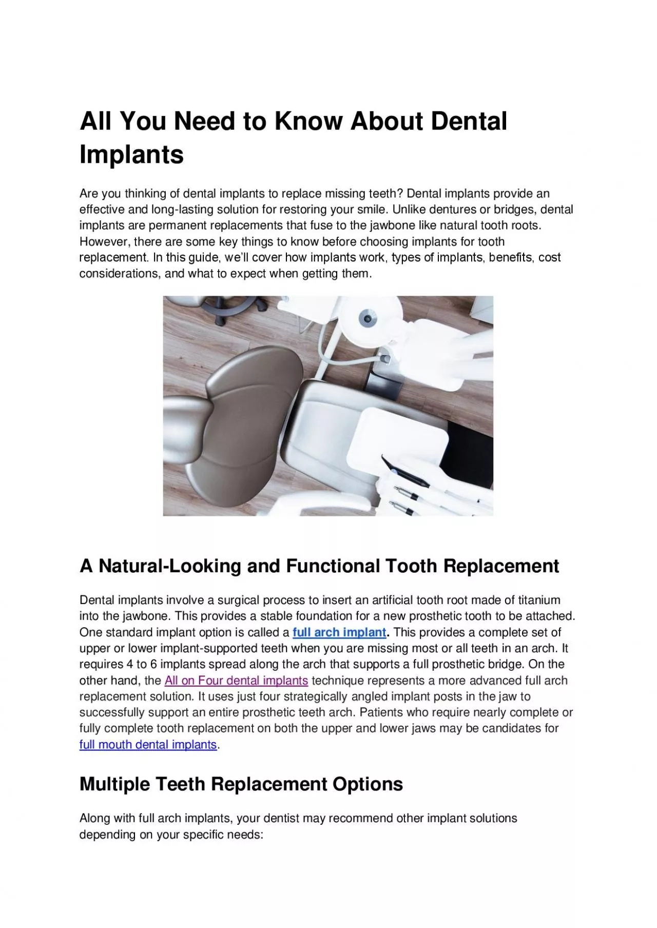 PDF-All You Need to Know About Dental Implants