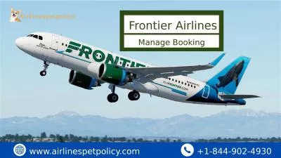 How to manage booking on Frontier Airlines?