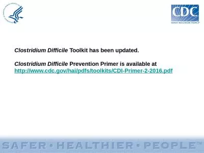 Clostridium Difficile  Toolkit has been