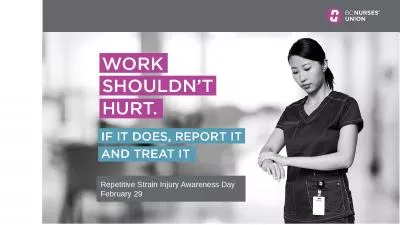 International  repetitive strain injury (RSI) awareness day