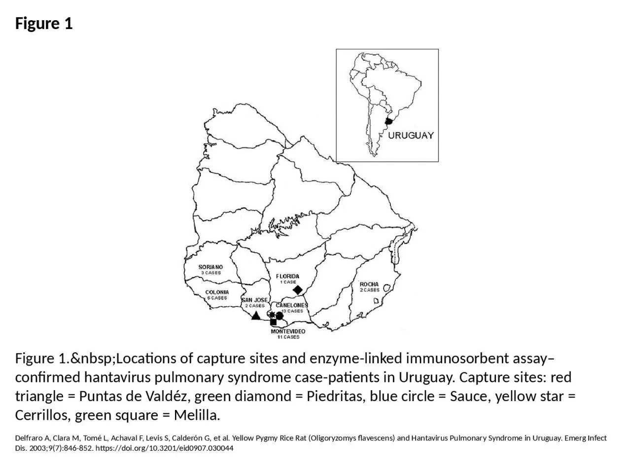 PPT-Figure 1 Figure 1.&nbsp;Locations of capture sites and enzyme-linked immunosorbent