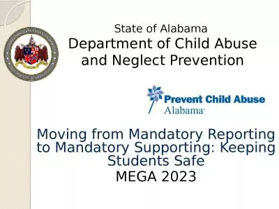 State of Alabama  Department of Child Abuse and Neglect Prevention