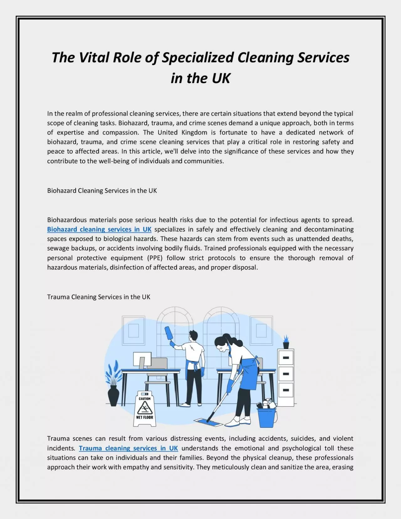 PDF-The Vital Role of Specialized Cleaning Services in the UK