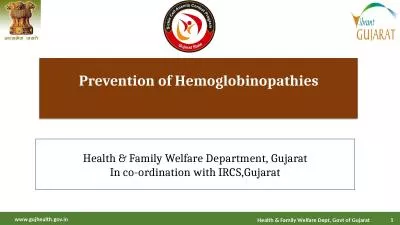 Prevention of Hemoglobinopathies