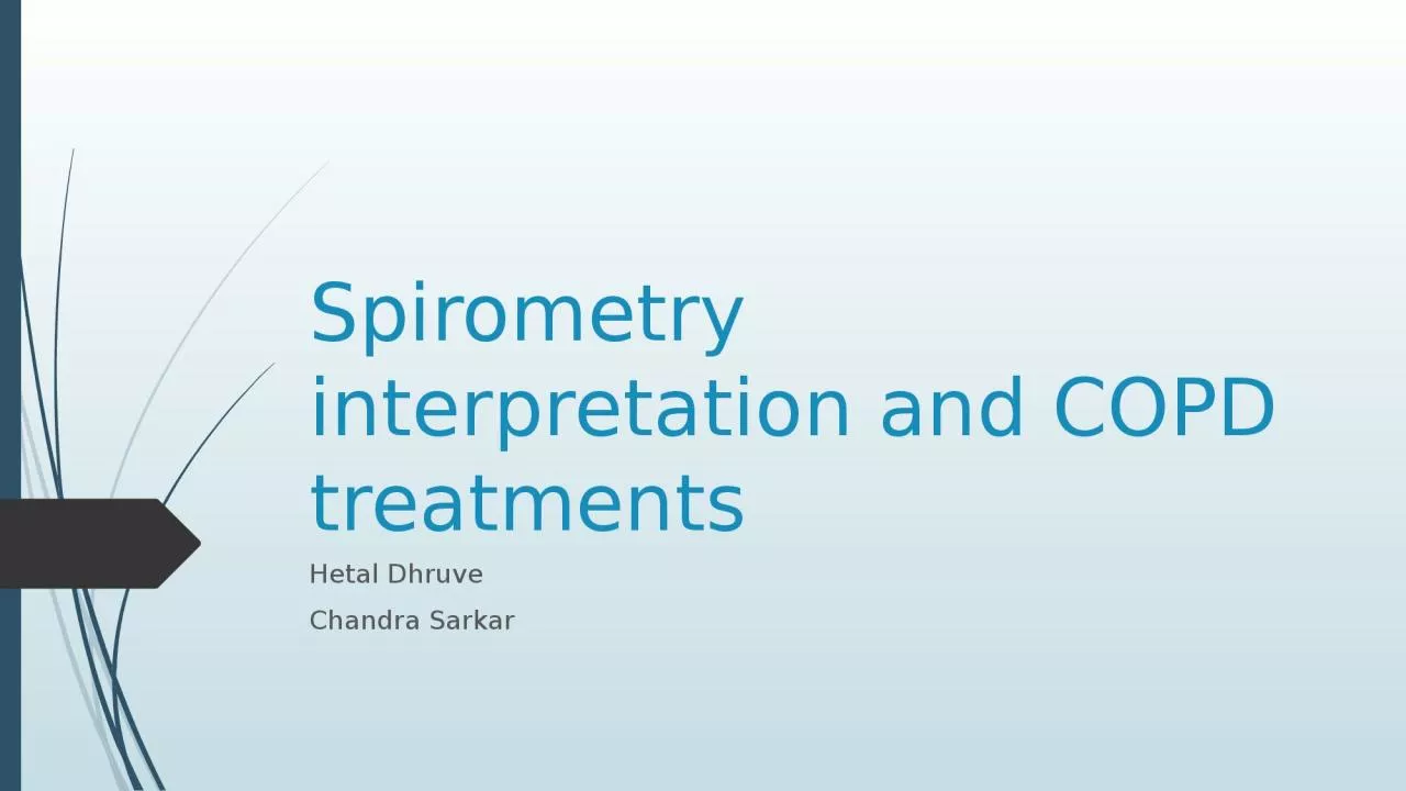 PPT-Spirometry interpretation and COPD treatments