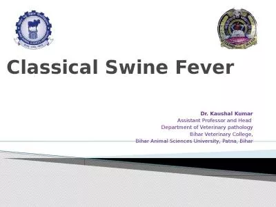 Classical Swine Fever Dr.