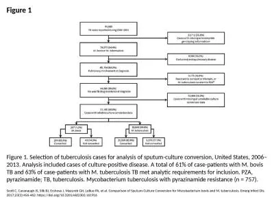 Figure 1 Figure 1. Selection of tuberculosis cases for analysis of sputum-culture conversion,