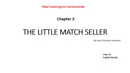 THE LITTLE MATCH SELLER Chapter 2