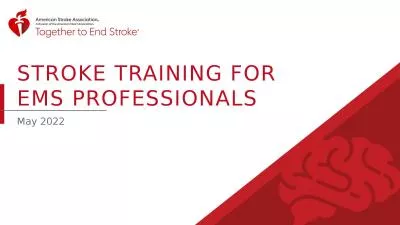 Stroke Training for  EMS Professionals