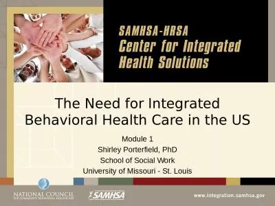 The Need for Integrated Behavioral Health Care in the US