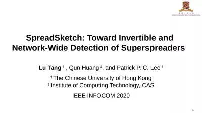 SpreadSketch : Toward Invertible and Network-Wide Detection of