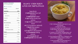 PPT-Easy chicken and dumplings