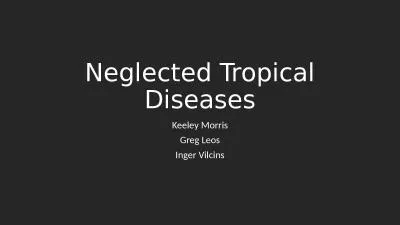 Neglected Tropical Diseases