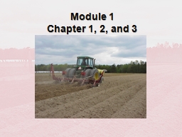 Module 1 Chapter 1, 2, and 3