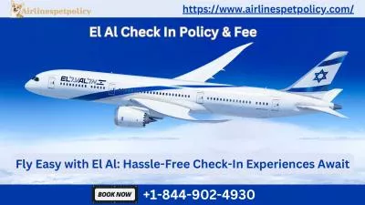 El Al Check In Policy & Fee