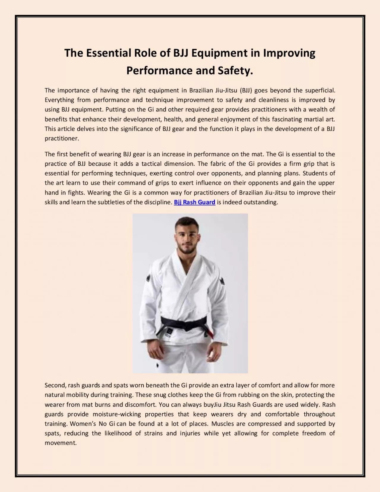 PDF-The Essential Role of BJJ Equipment in Improving Performance and Safety.