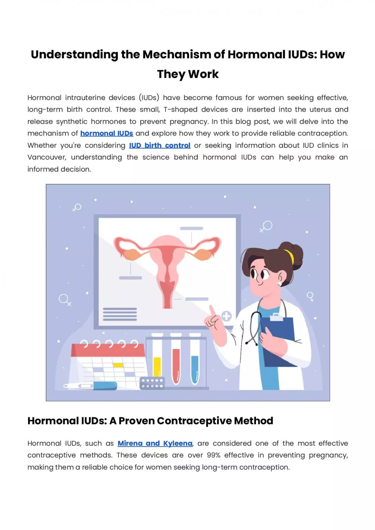 PDF-Understanding the Mechanism of Hormonal IUDs: How They Work