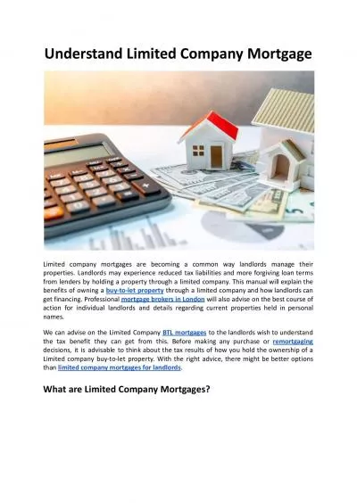 Understand Limited Company Mortgage - Mountview Financial Solutions