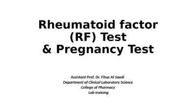 Rheumatoid  factor (RF)