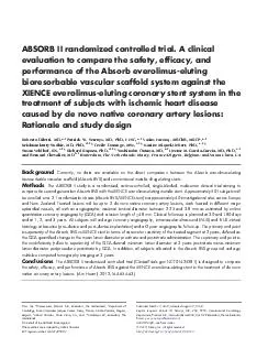 ABSORB II randomized controlled trial