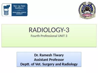 RADIOLOGY-3 Fourth Professional UNIT 3