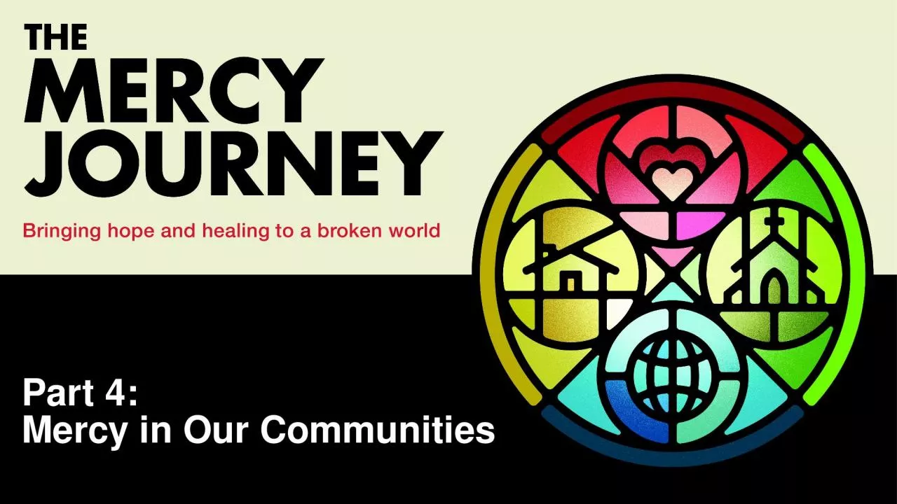 PPT-Part 4: Mercy in Our Communities