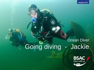 Ocean Diver Going  diving  -  Jackie