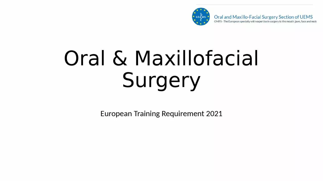 PPT-Oral & Maxillofacial Surgery