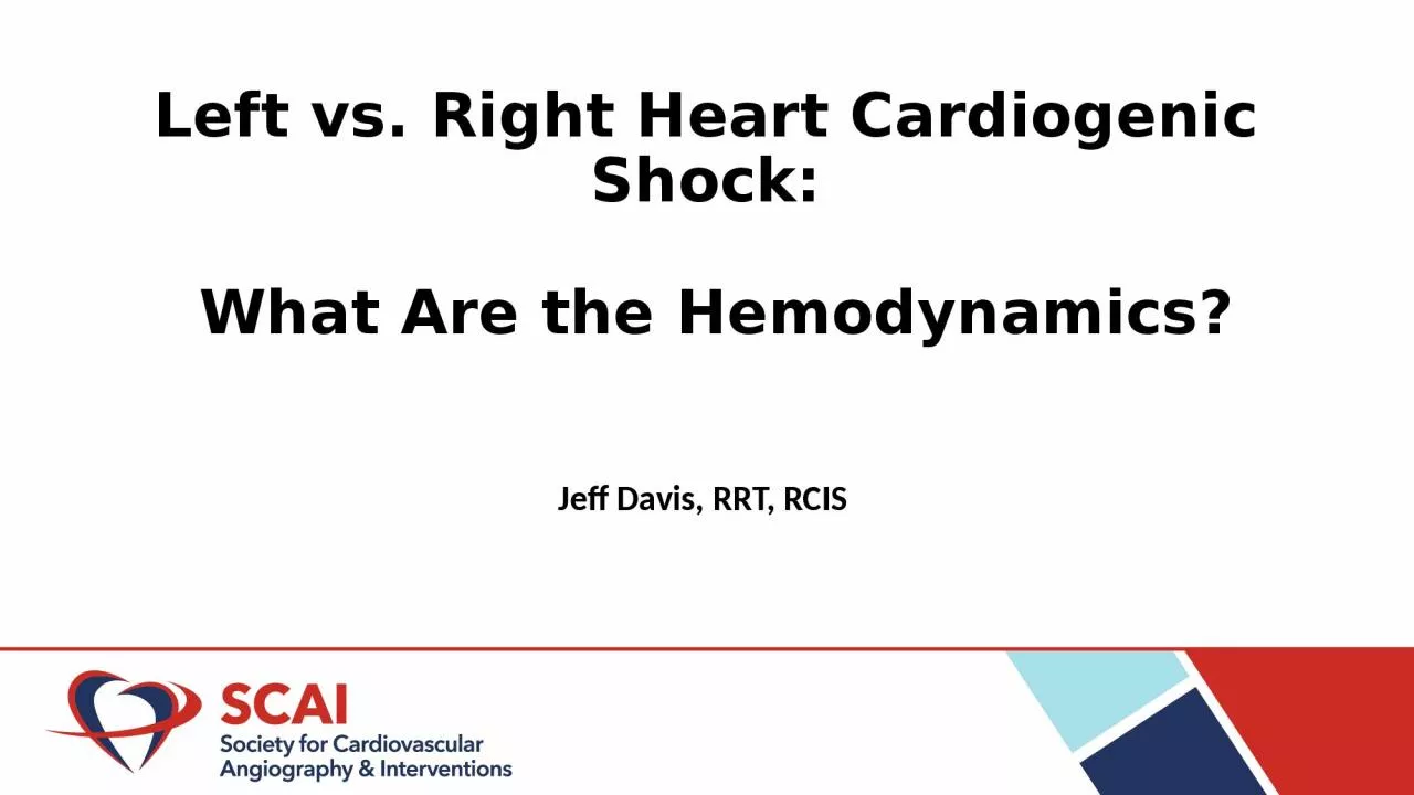 PPT-Left vs. Right Heart Cardiogenic