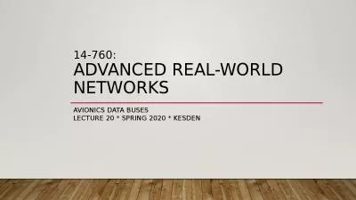 14-760: Advanced Real-World Networks