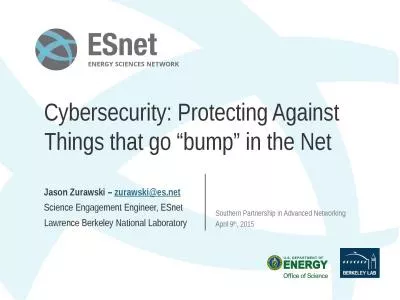 Cybersecurity : Protecting Against Things that go “bump” in the Net