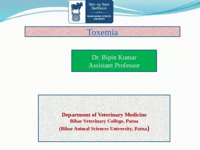 Toxemia Dr.  Bipin  Kumar