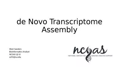 de Novo Transcriptome Assembly