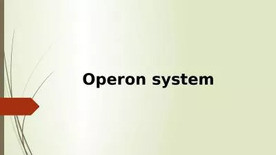 Operon system   Contents