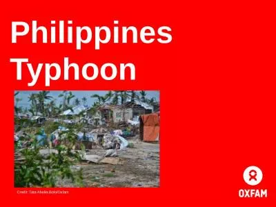 Philippines Typhoon Credit: Tata Abella-Bolo/Oxfam