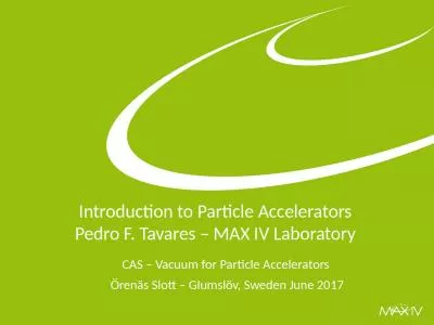 Introduction to Particle Accelerators