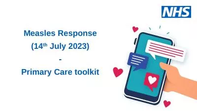 Measles Response (14 th  July 2023)