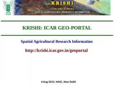 http://krishi.icar.gov.in/geoportal