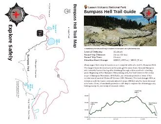 Bumpass Hell Trail Map