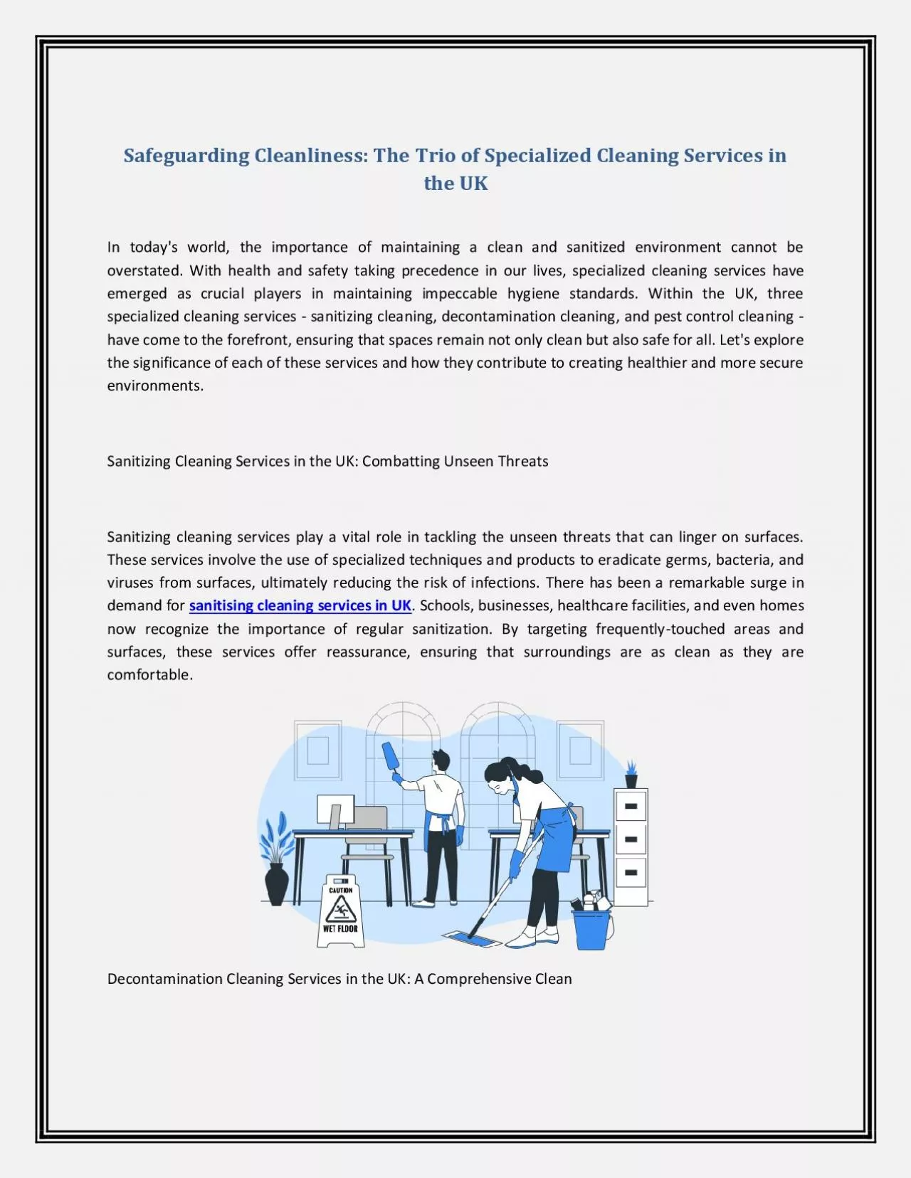 PDF-Safeguarding Cleanliness: The Trio of Specialized Cleaning Services in the UK