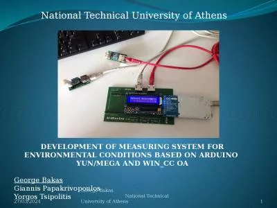 DEVELOPMENT OF MEASURING SYSTEM FOR ENVIRONMENTAL CONDITIONS BASED ON ARDUINO  YUN/MEGA