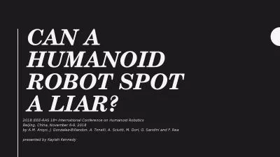 Can a Humanoid Robot Spot a Liar?