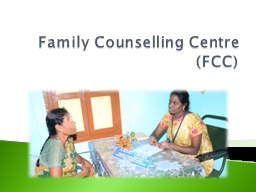 Family Counselling Centre (FCC)