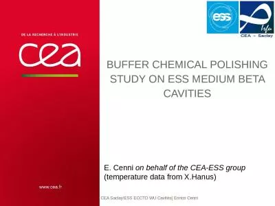 Buffer chemical polishing study on ESS medium beta