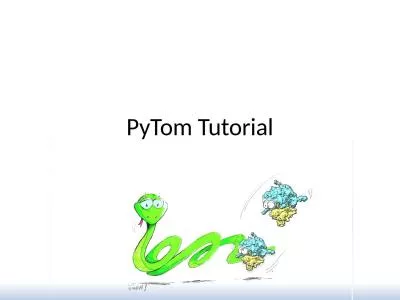 PyTom  Tutorial Python and Tomography