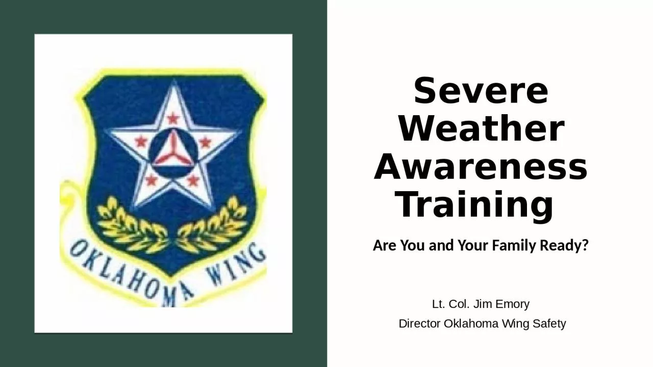 PPT-Severe Weather Awareness Training